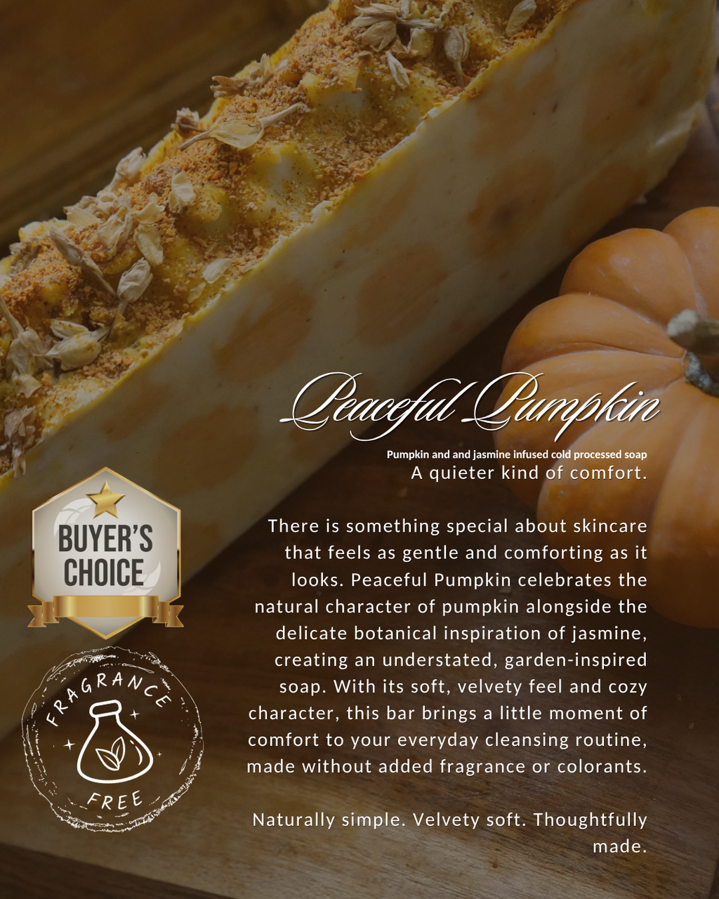 Peaceful Pumpkin Soap Bar