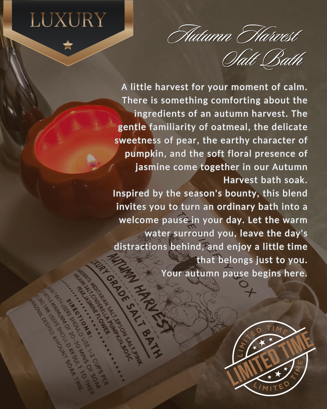 Autumn Harvest Salt Bath