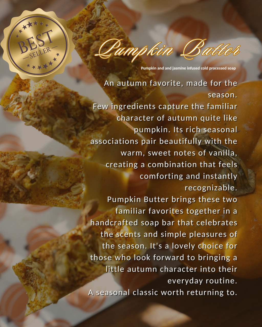 Pumpkin Butter Soap Bar