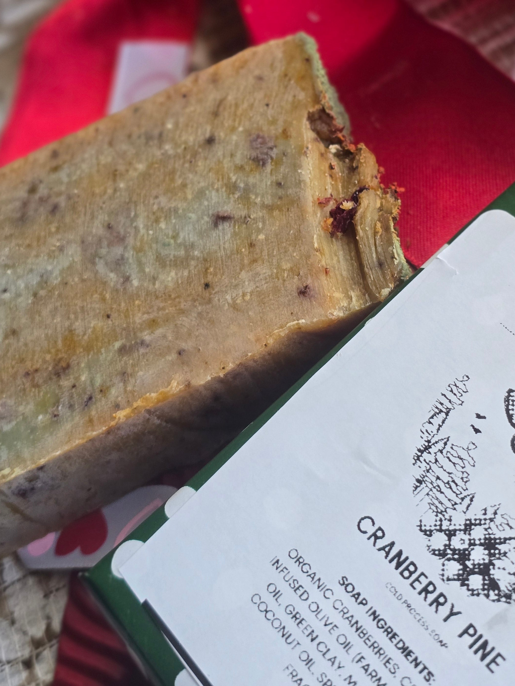 Cranberry Pine Soap Bar