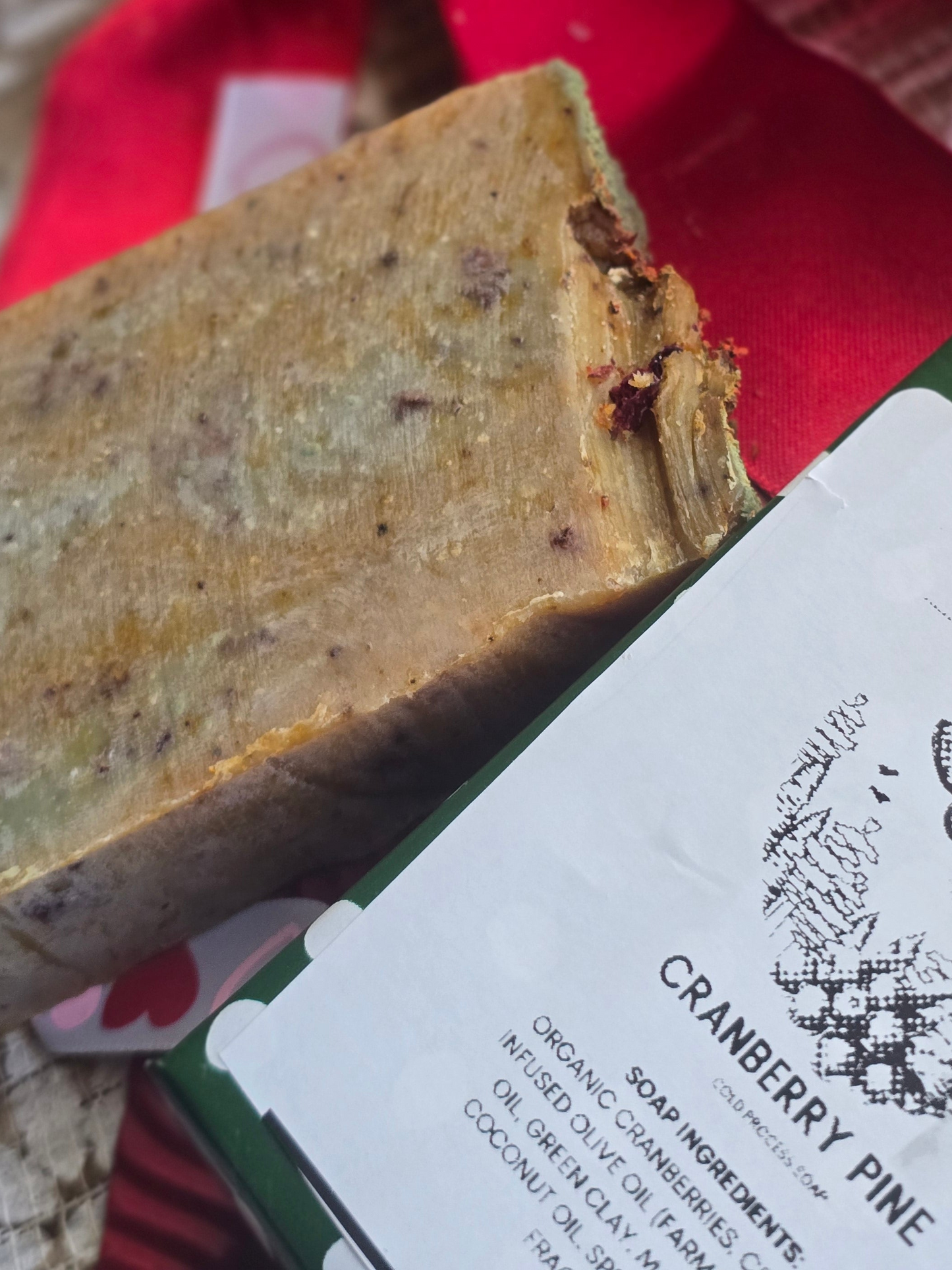 Cranberry Pine Soap Bar